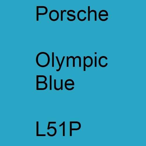 Porsche, Olympic Blue, L51P.